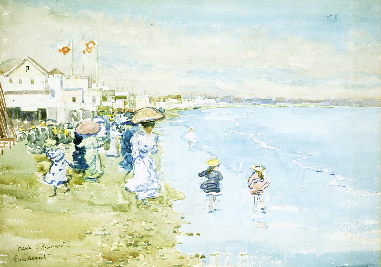 Revere Plajı, Boston, by Maurice Brazil Prendergast