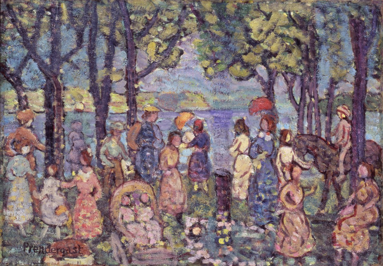 Yaz, New England, 1912. by Maurice Brazil Prendergast