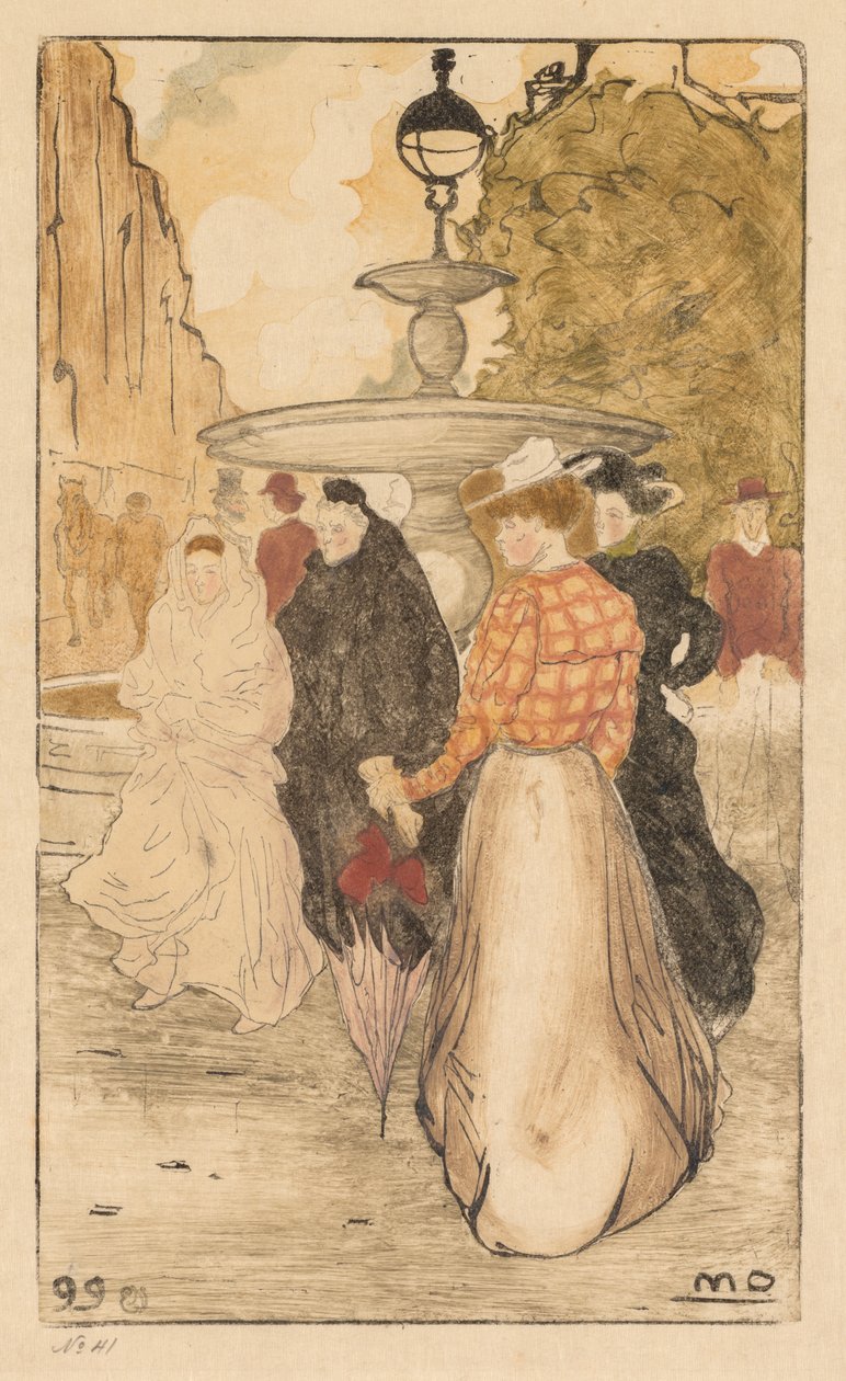 Aziz George Meydanı, 1899. by Maurice Delcourt