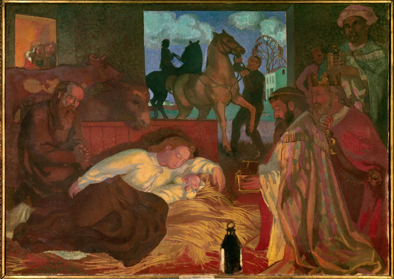 magi'nin hayranlığı by Maurice Denis
