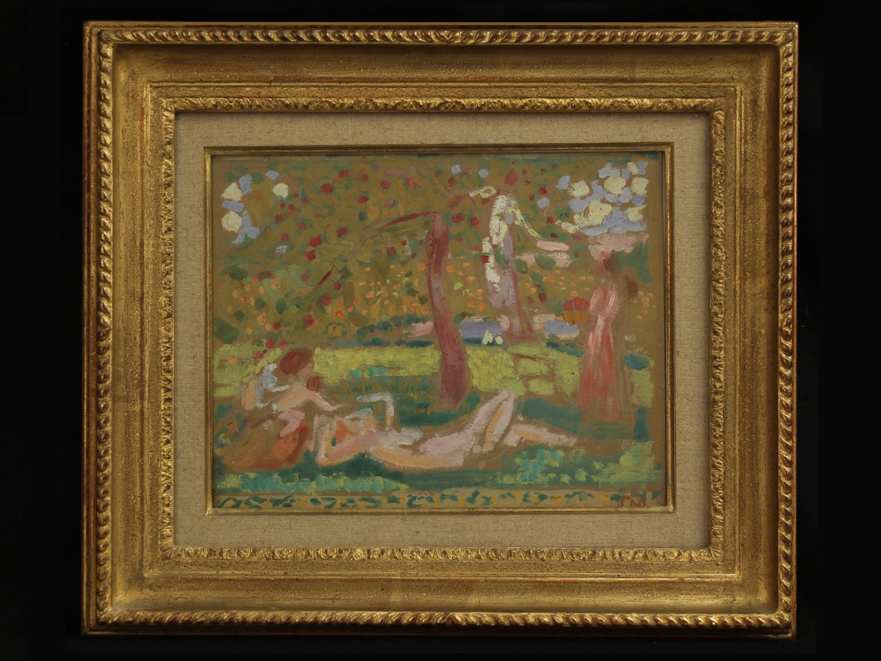 Sonbahar Bucolics veya Elma Ağacı Altında by Maurice Denis