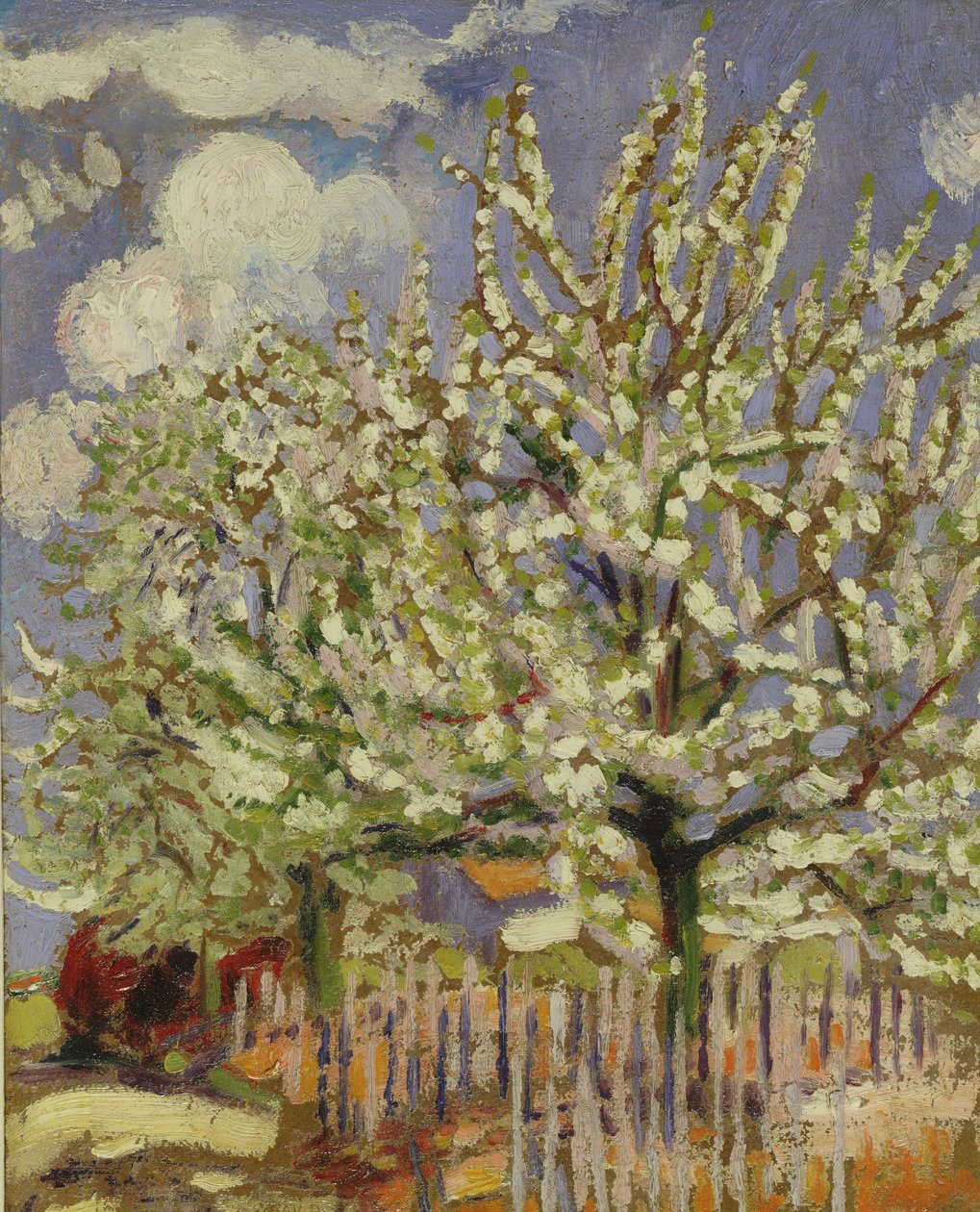 Çiçek Açan Ağaçlar, 1908 (panel) by Maurice Denis