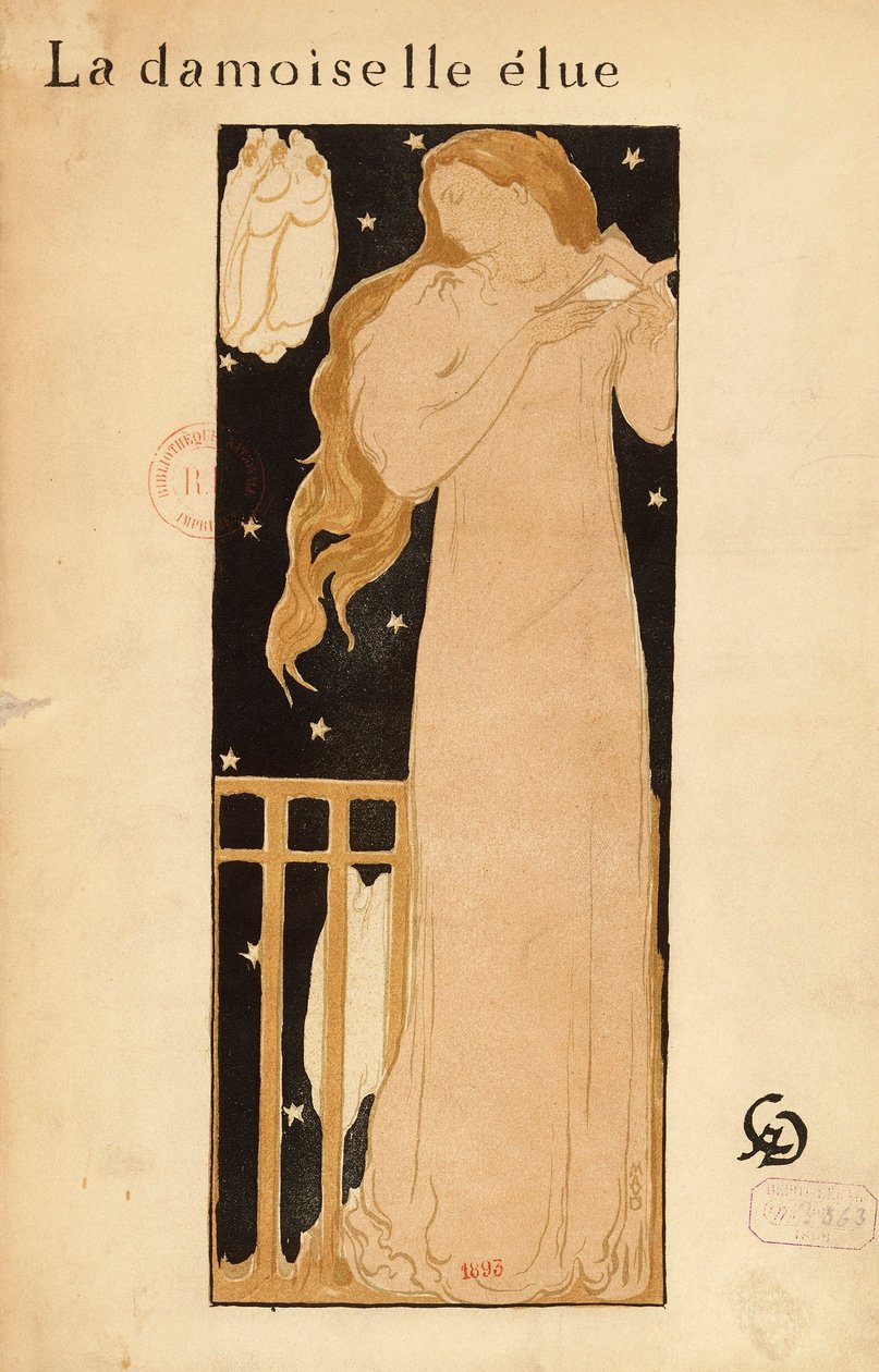 Claude-Achille Debussy (1862-1918), Seçilmiş kadın by Maurice Denis
