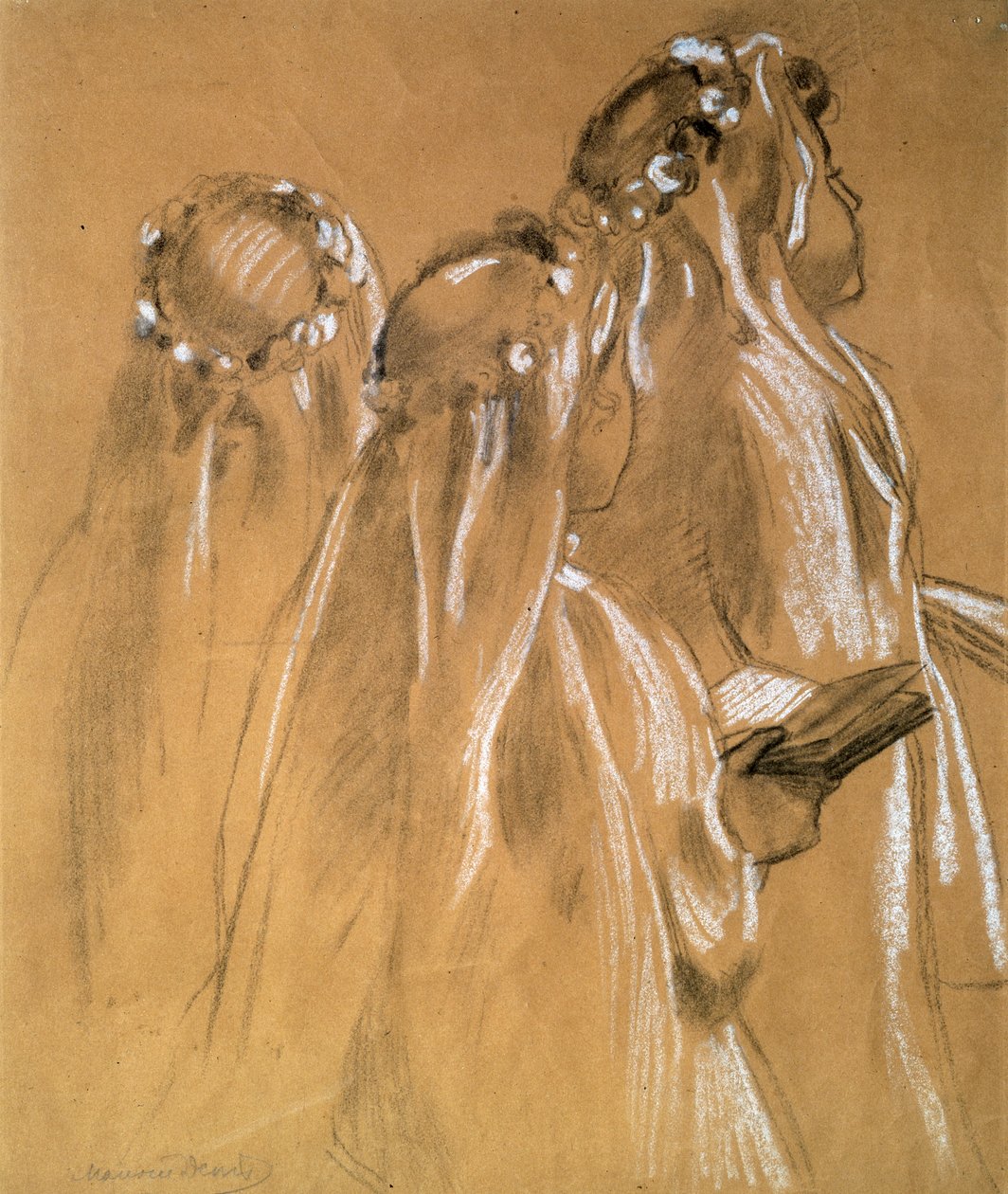 Çelenkli Kızlar, 1905-1906. by Maurice Denis