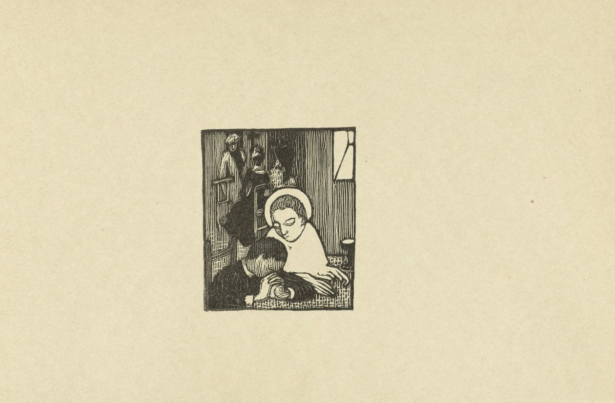 Illustratie bij gedicht in dichtbundel Sagesse van Paul Verlaine Paul Verlaine