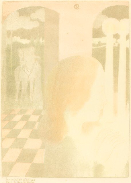 Şövalye haçlı seferinde ölmedi by Maurice Denis