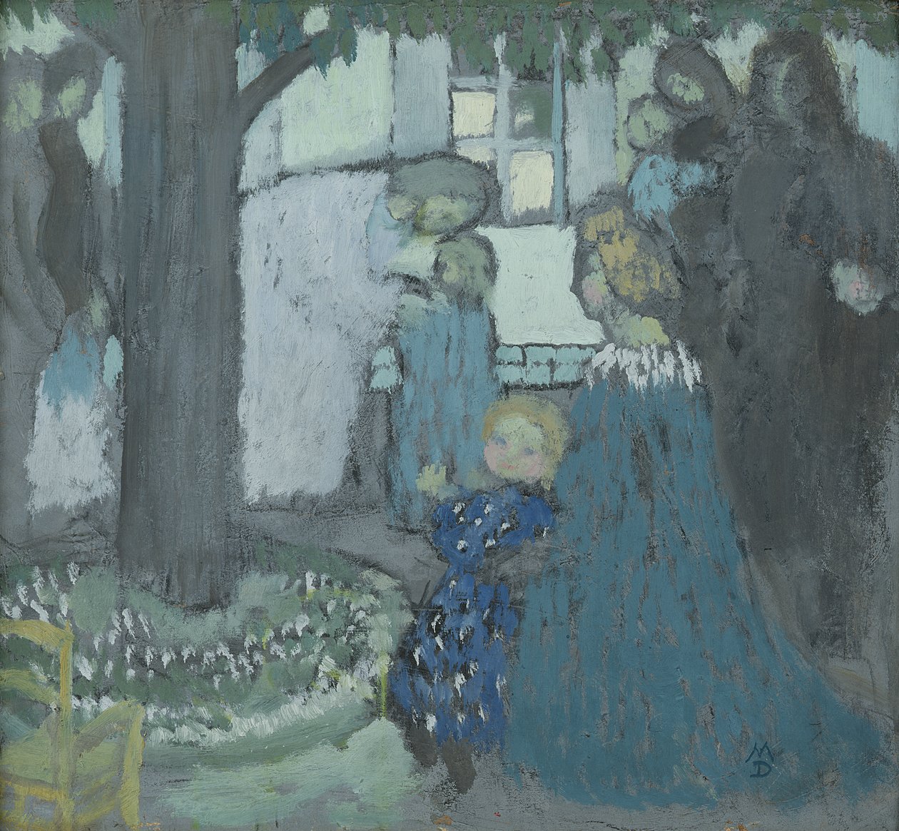 İlk fikir bana gelsin, c.1899 (karttaki yağ) by Maurice Denis