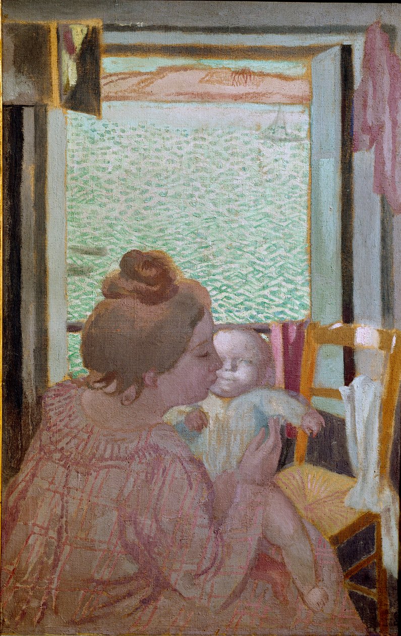 Pencerede annelik by Maurice Denis