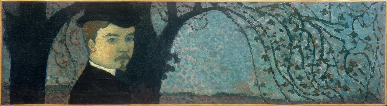 Maurice Denis ağaçların altında by Maurice Denis