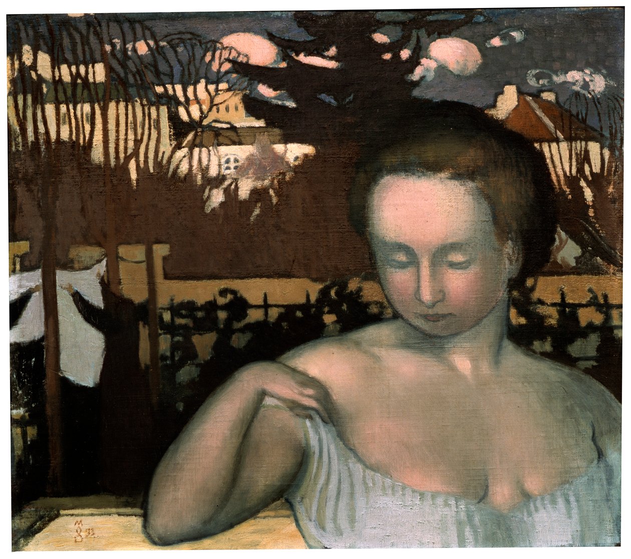Sanatçının Karısının Portresi, 1893. by Maurice Denis