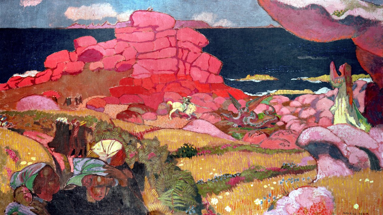 ಸೇಂಟ್ ಜಾರ್ಜ್ ಮತ್ತು ಡ್ರ್ಯಾಗನ್ ಟರ್ಕ್ by Maurice Denis