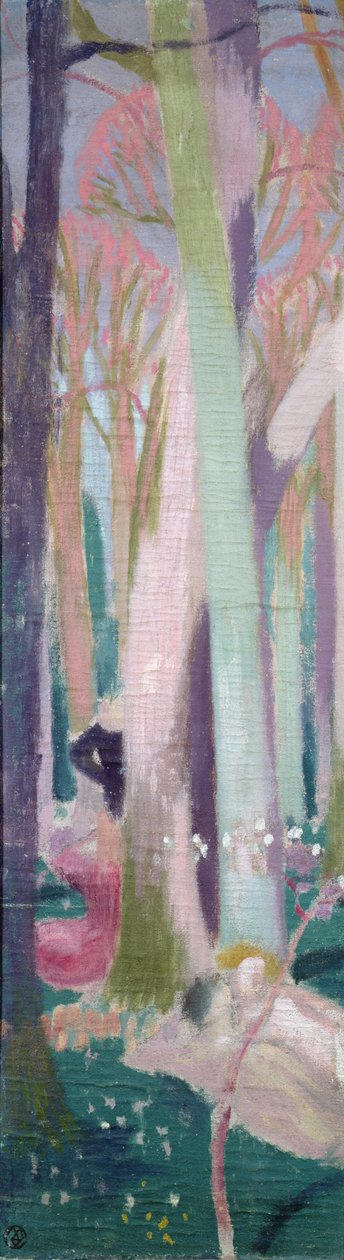 Ormandaki Ağaçlar, 'Orman sümbülleri' için çalışma by Maurice Denis
