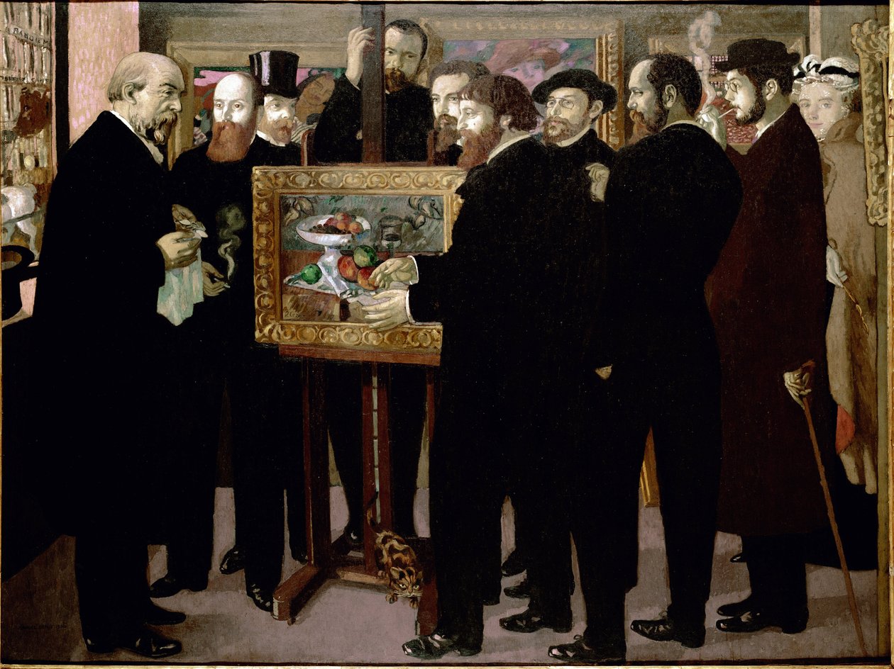 Cezanne Anısına - Tuval üzerine yağlı boya by Maurice Denis