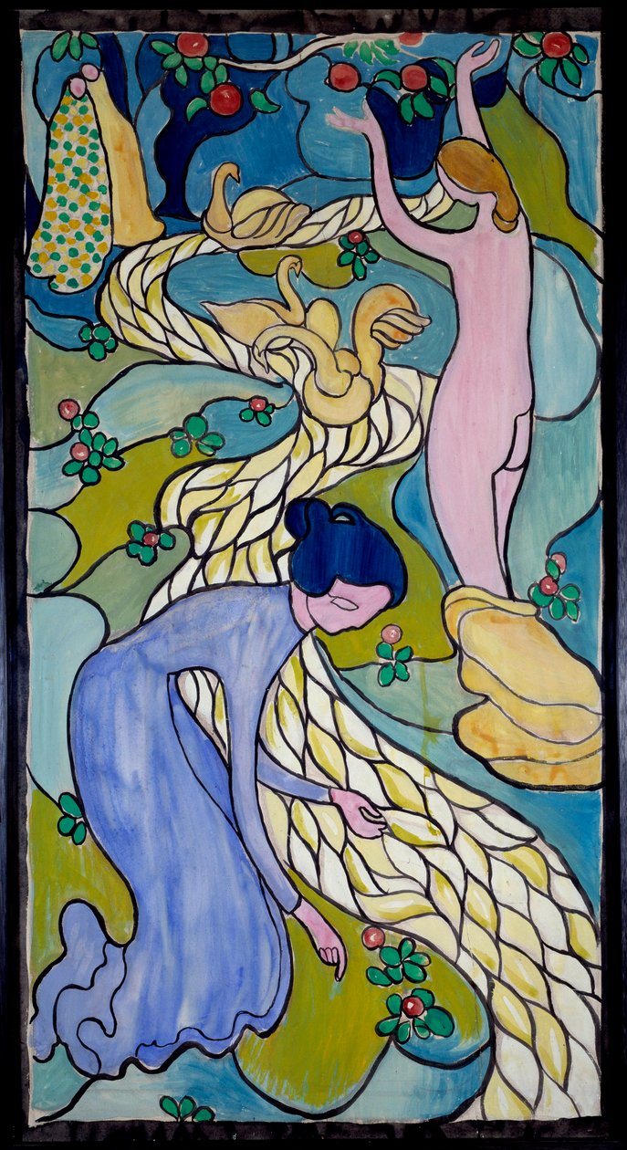 Derede Kadınlar Tablosu Maurice Denis (1870-1943) 1894 (tuval üzerine yağlı boya) by Maurice Denis
