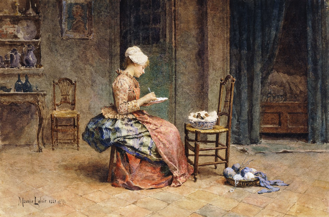 Besleme zamanı by Maurice Leloir