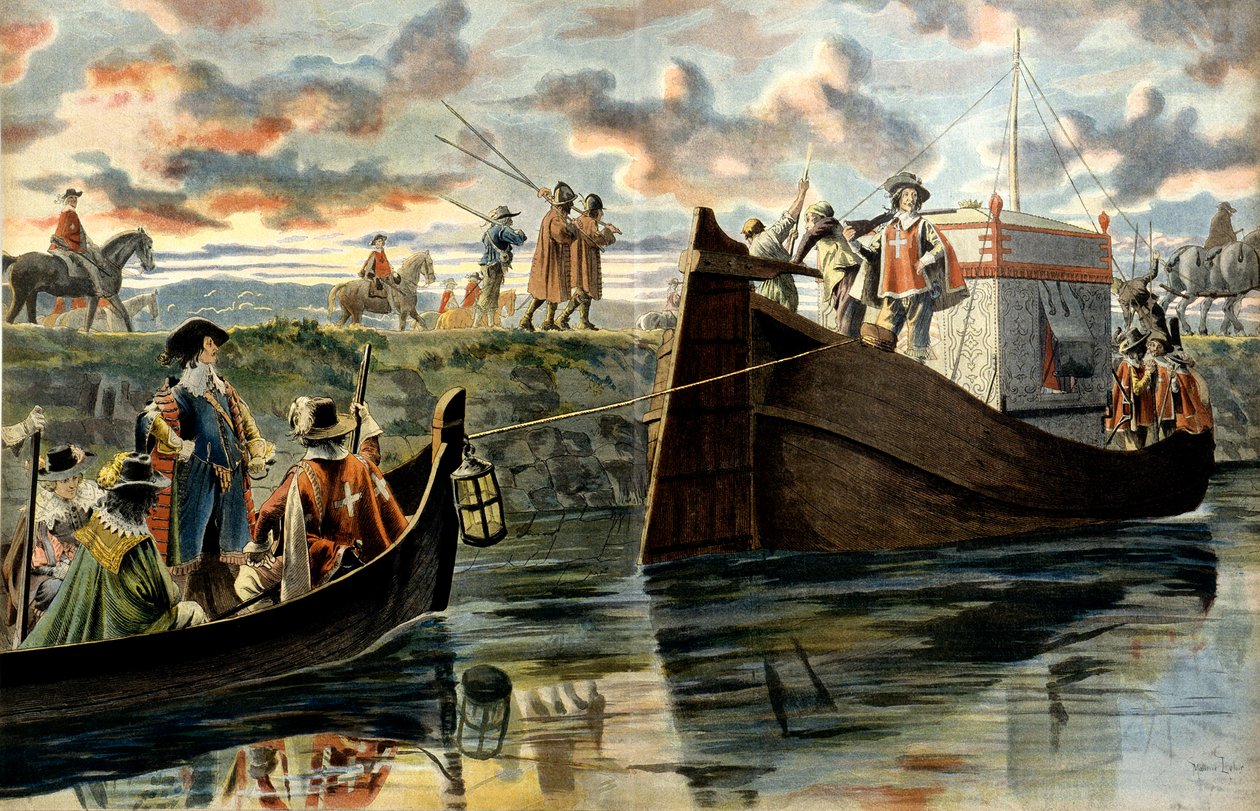Fransa Tarihi: Armand Jean Du Plessis, Richelieu Kardinali (1585-1642) teknesinin veya Cinq-Mars Markisi Ruze d