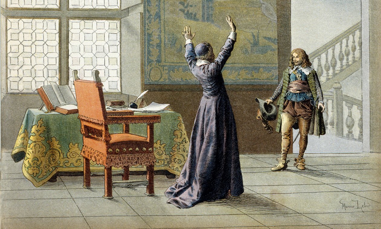 Fransa Tarihi: Kardinal Richelieu (Armand Jean du Plessis by Maurice Leloir