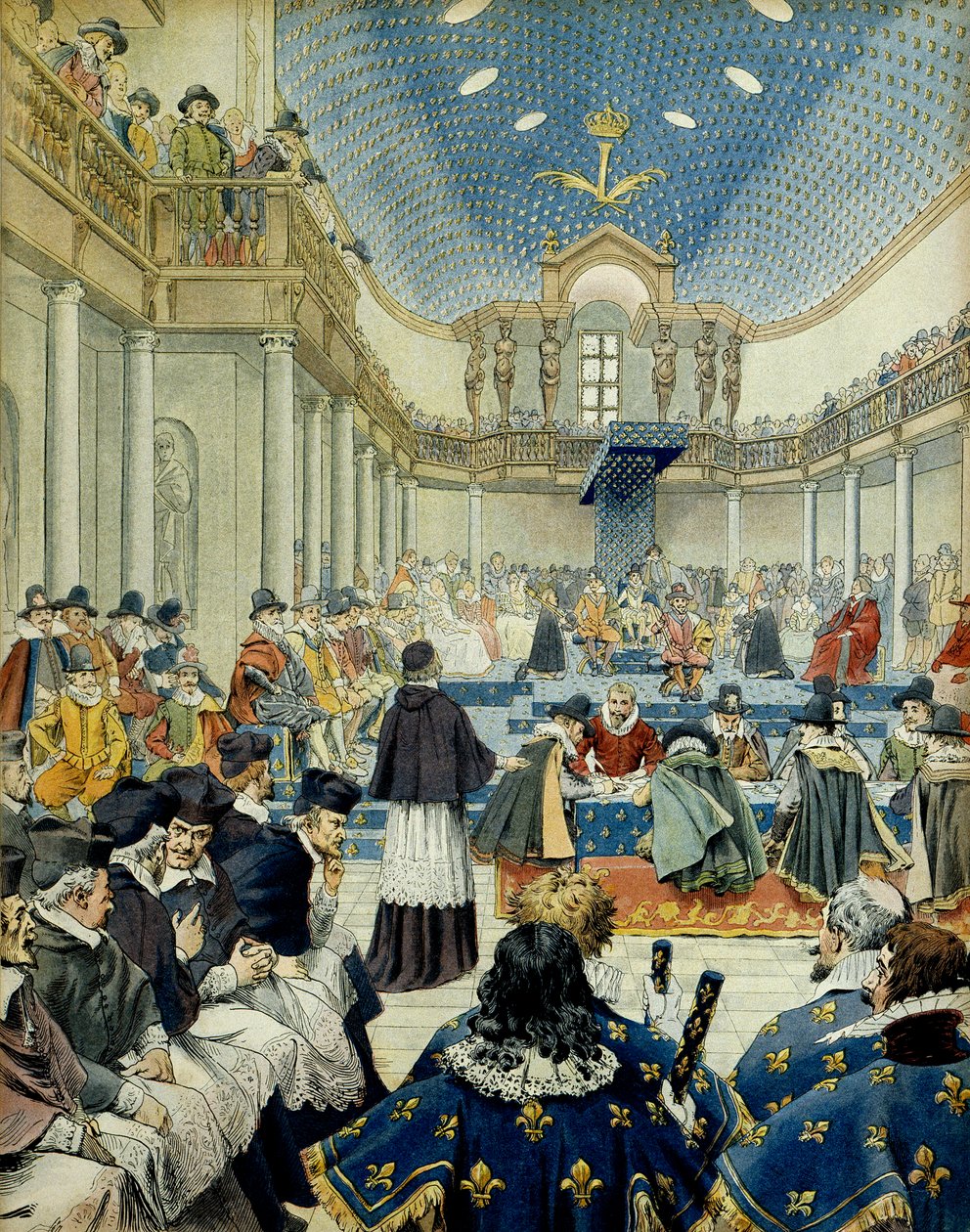 Fransa Tarihi: Kardinal Richelieu (Armand Jean du Plessis by Maurice Leloir