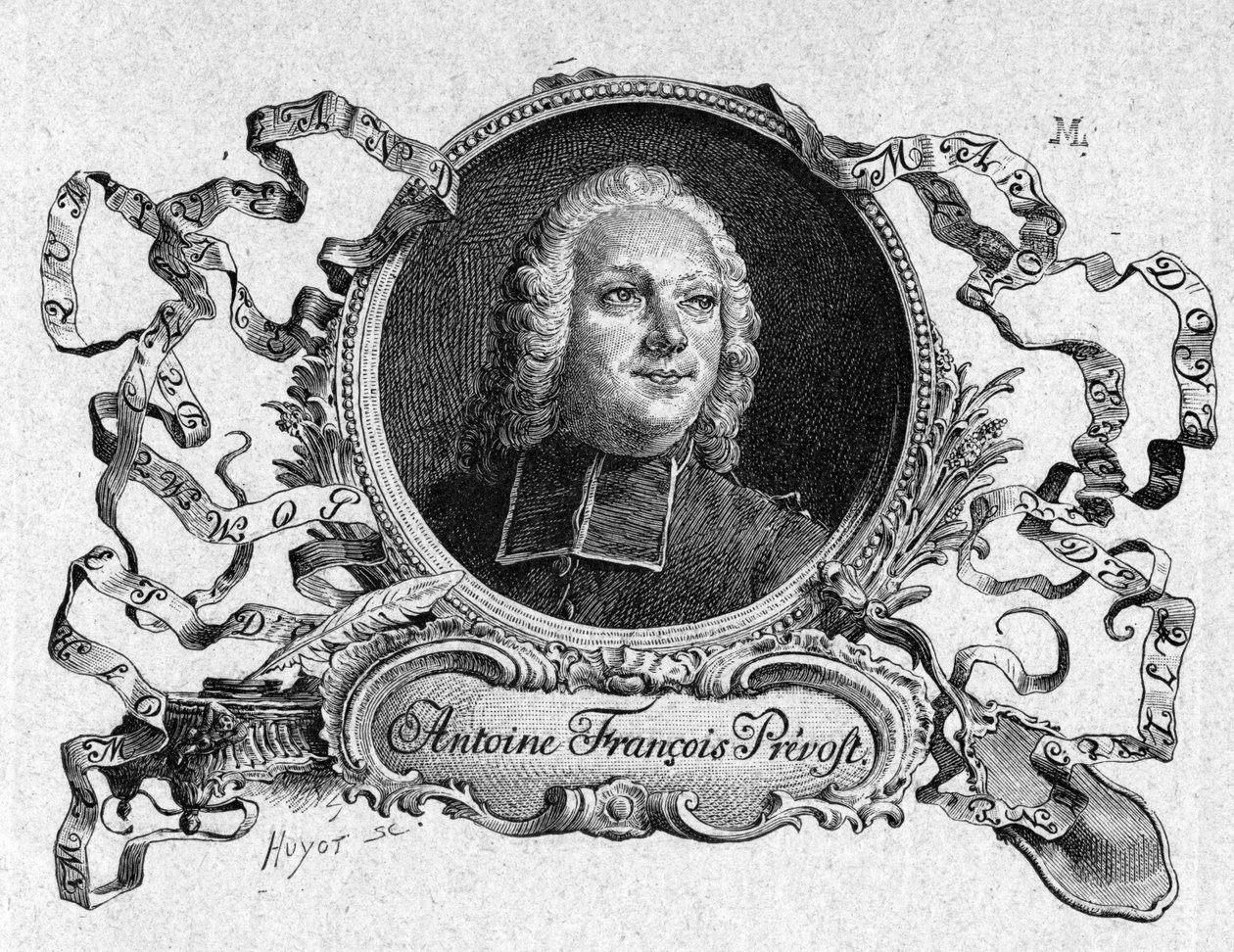 Abbe Prevost (1697-1763), Fransız yazar, “Şövalye Des Grieux ve Manon Lescaut