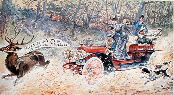 Büyük patlama! Bitirdim, Mercedesleri Var by Maurice Louis Henri Neumont