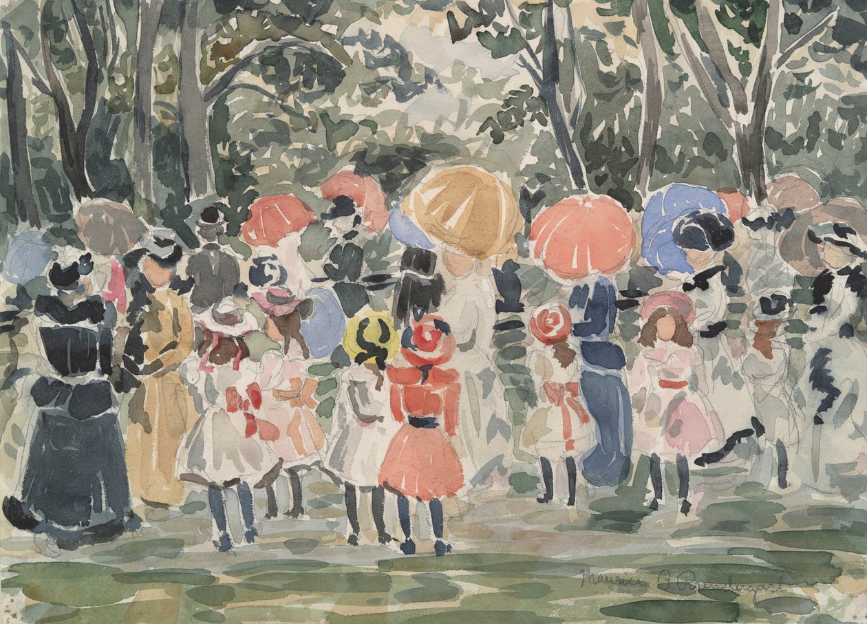 Parkta by Maurice Brazil Prendergast