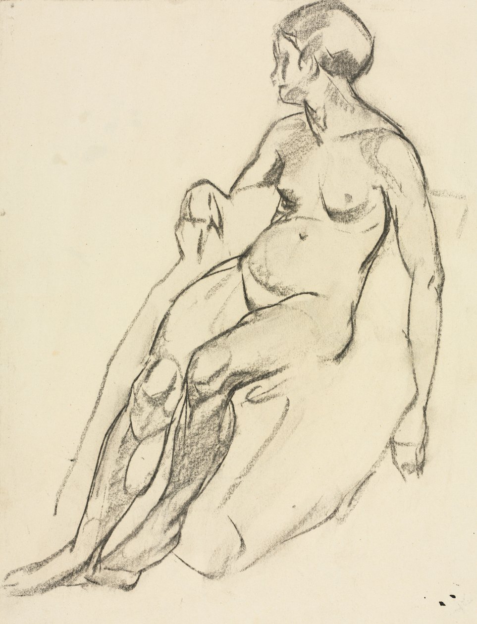 Oturmuş Çıplak by Maurice Brazil Prendergast