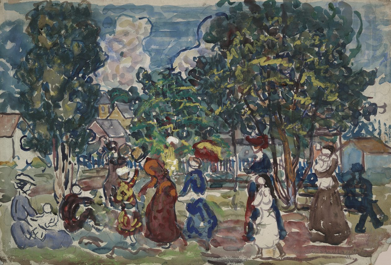 Pazar Gezinti Yolu by Maurice Brazil Prendergast
