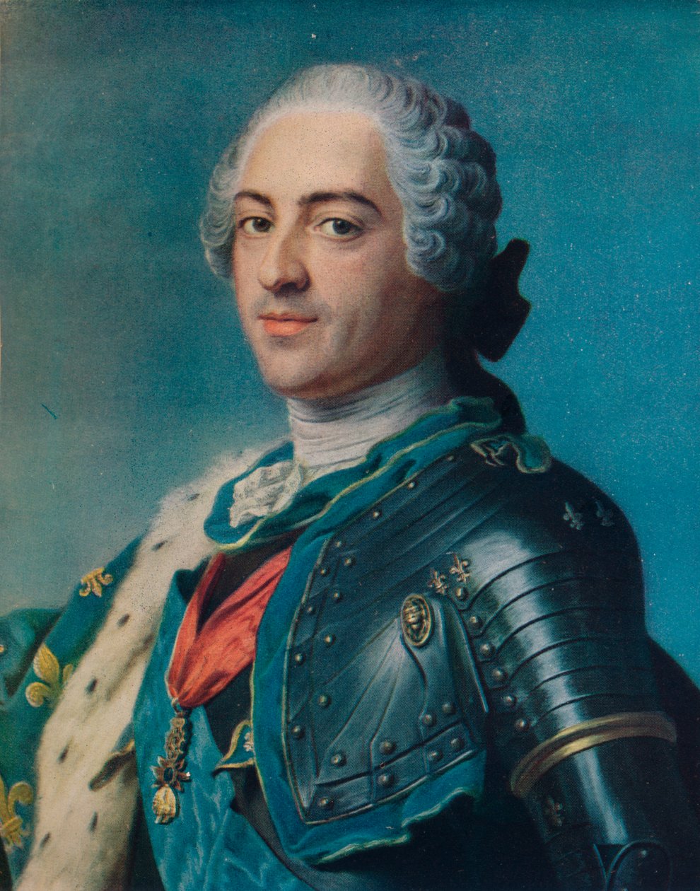 Louis XV, 1748 by Maurice Quentin de La Tour
