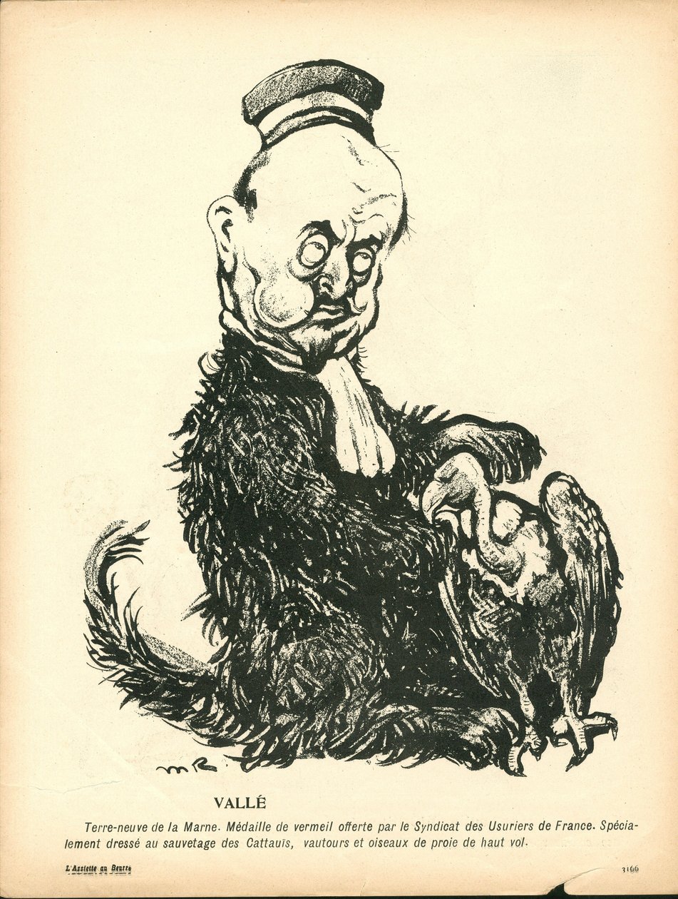 Tereyağı Tabağı, 191, satirik renkli by Maurice Radiguet