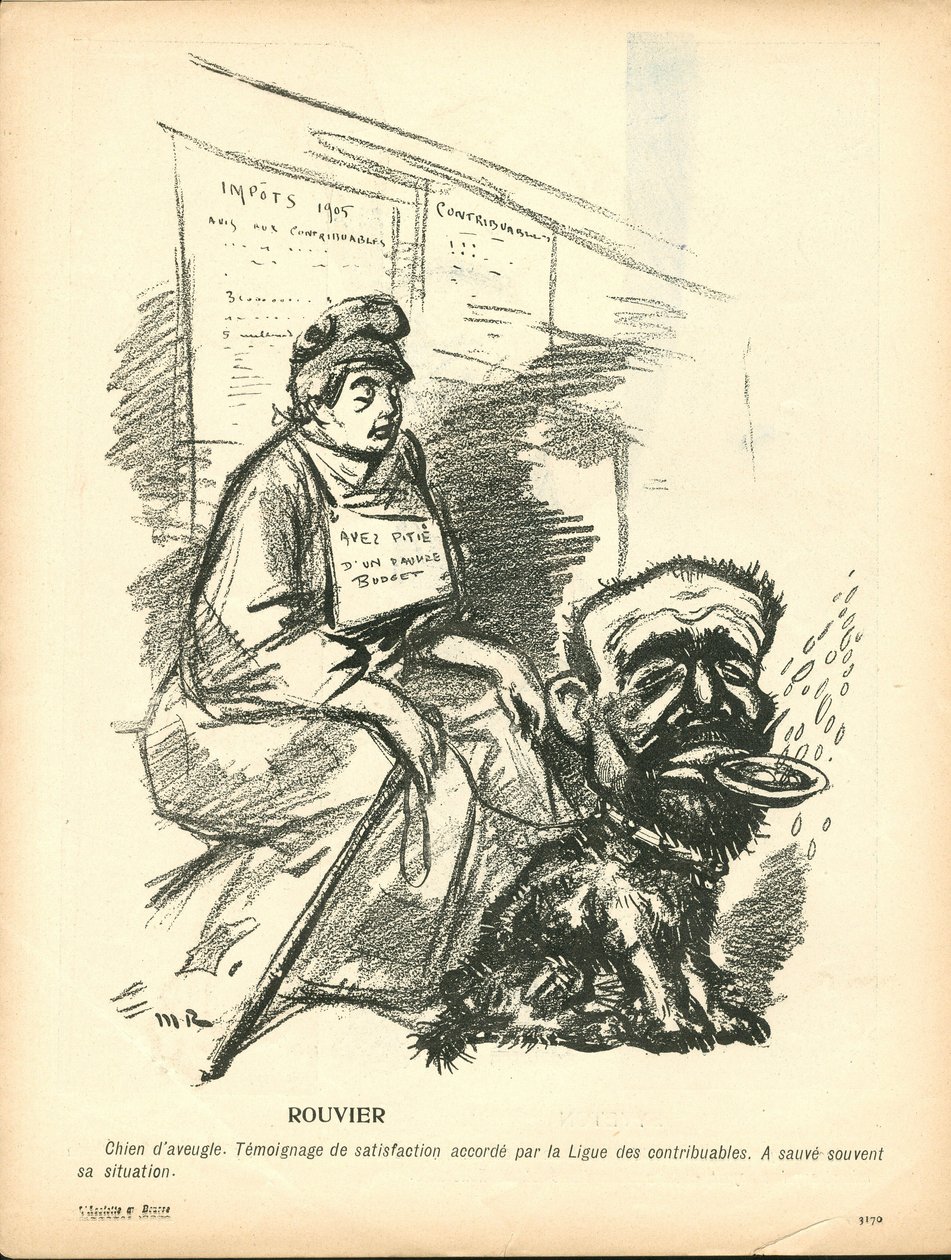 Tereyağı Tabağı, 191, satirik renkli by Maurice Radiguet