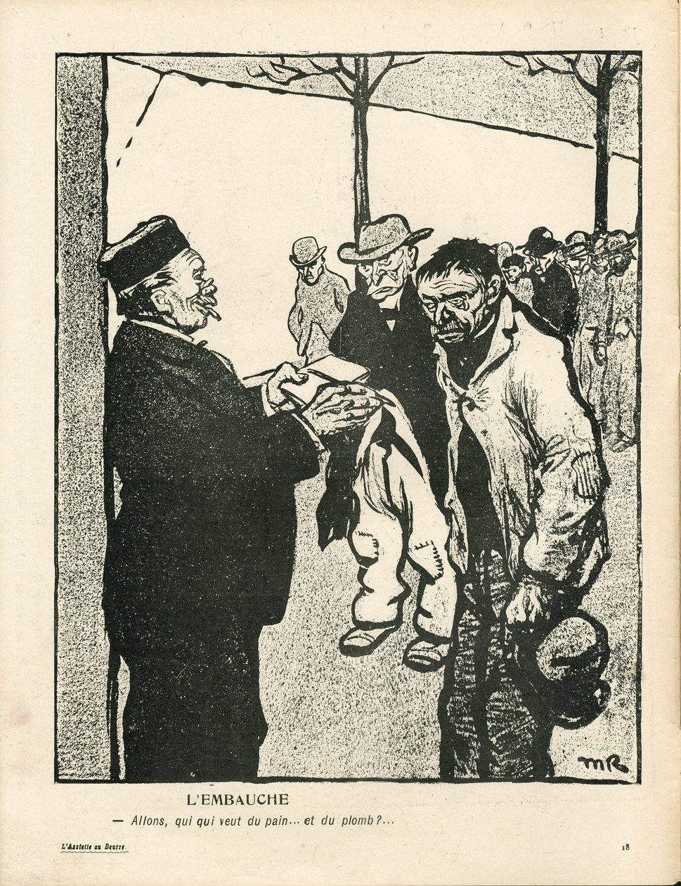 Tereyağı Tabağı, 210 numara, Satirik renkli by Maurice Radiguet