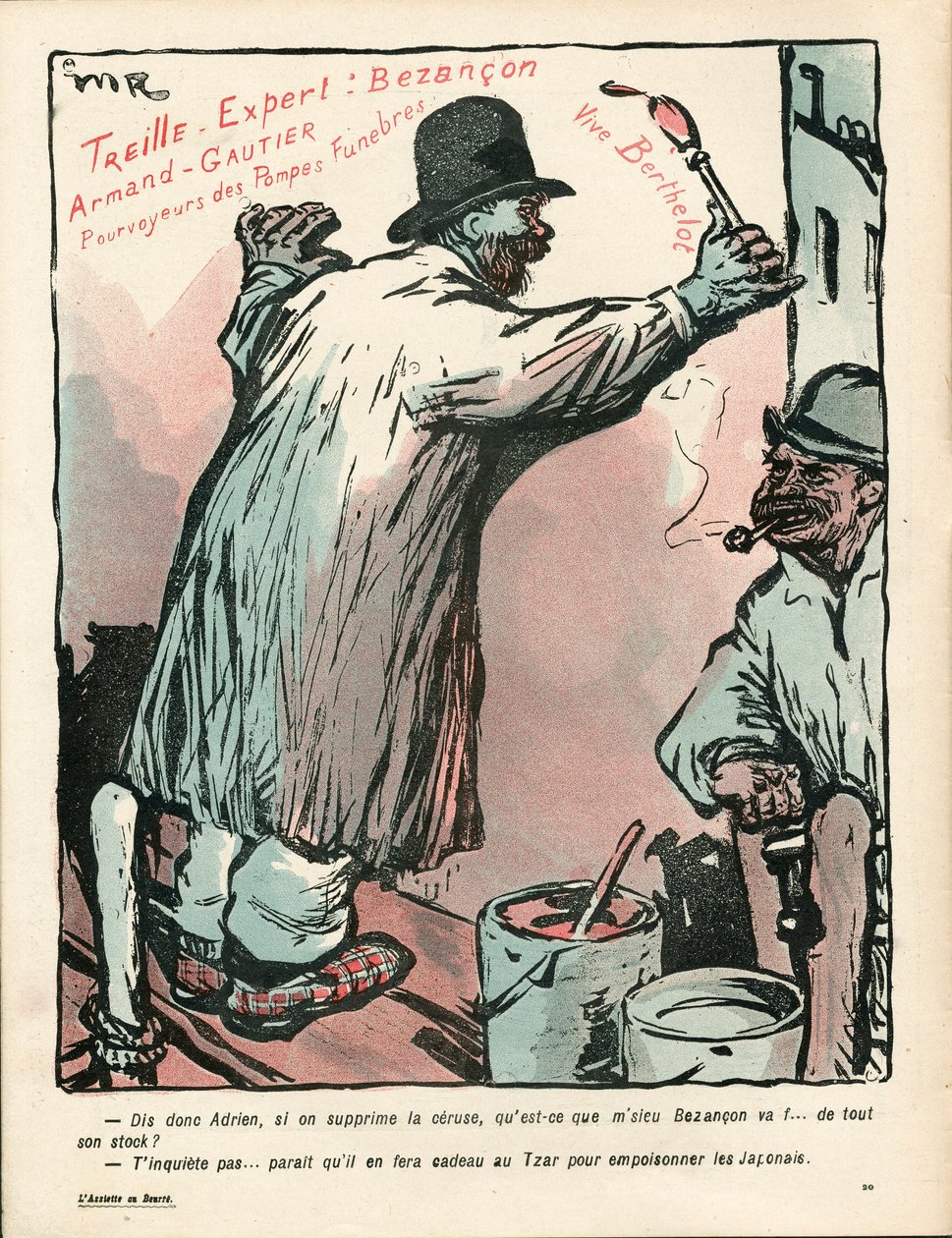 Tereyağı Tabağı, 210 numara, Satirik renkli by Maurice Radiguet
