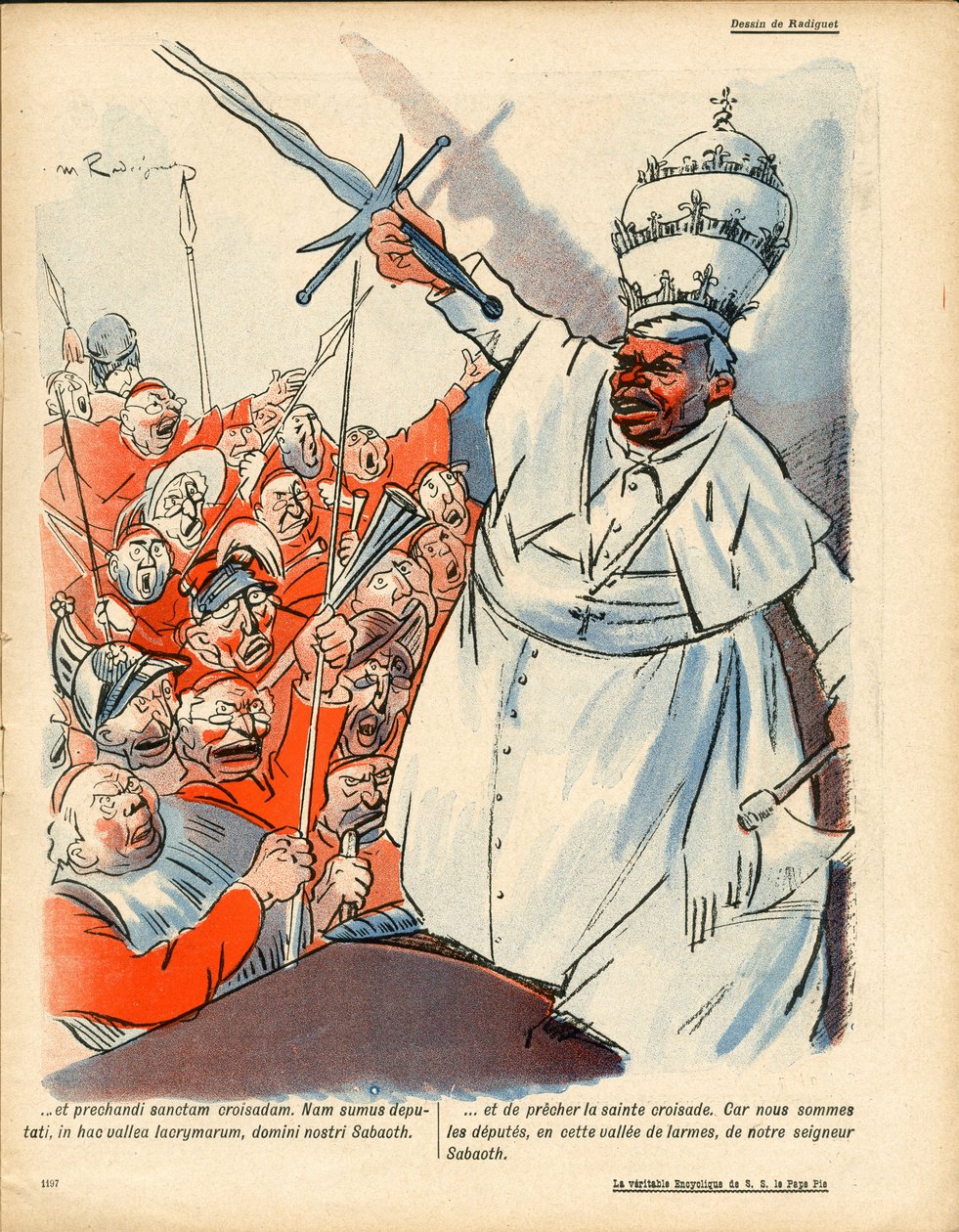 Tereyağı Tabağı, 283 numara, Satirik renkli by Maurice Radiguet