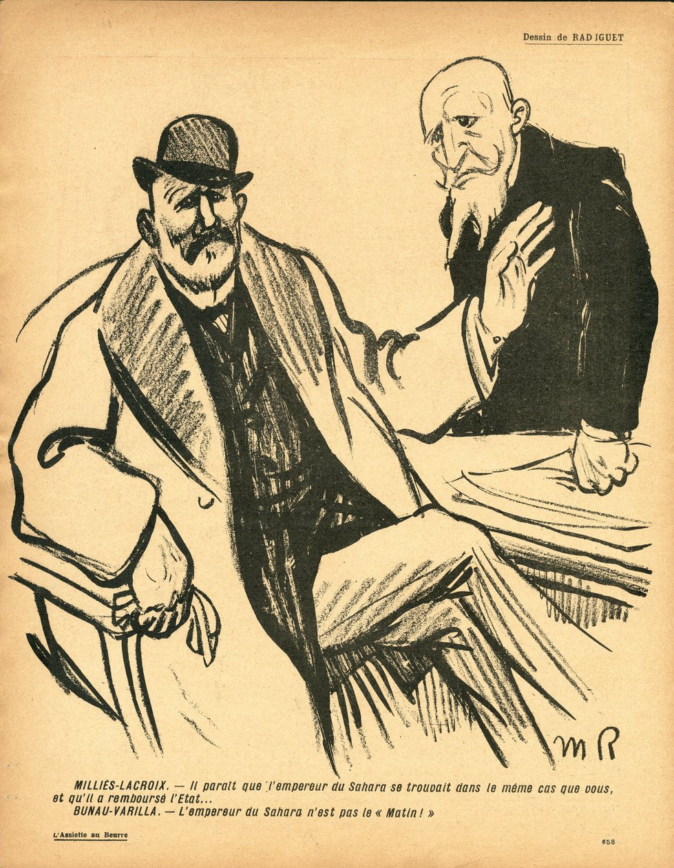 Tereyağı Tabağı, 353 Numaralı, Renklerde Hiciv by Maurice Radiguet