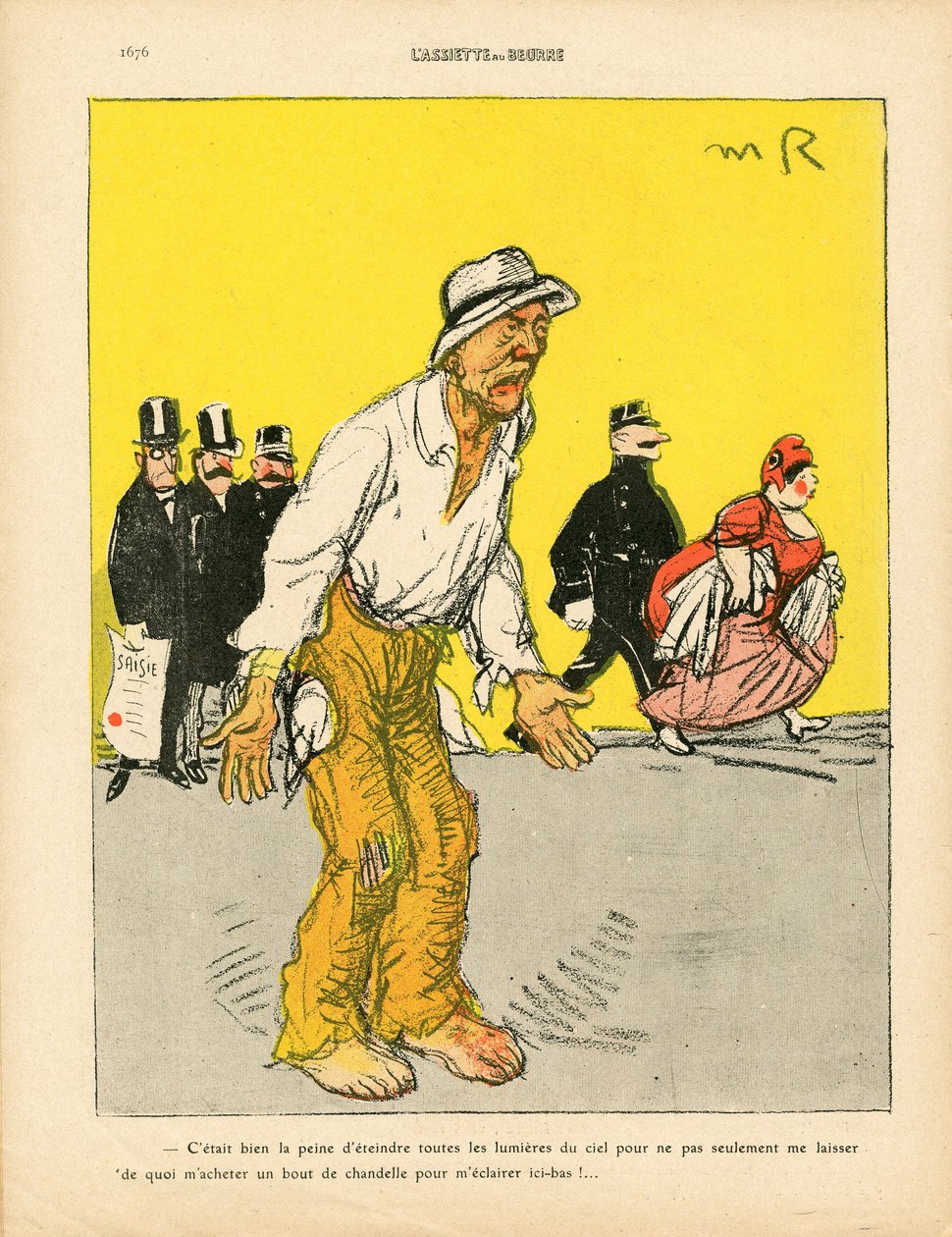 Tereyağı Tabağı, 468 numara, Hiciv renginde by Maurice Radiguet