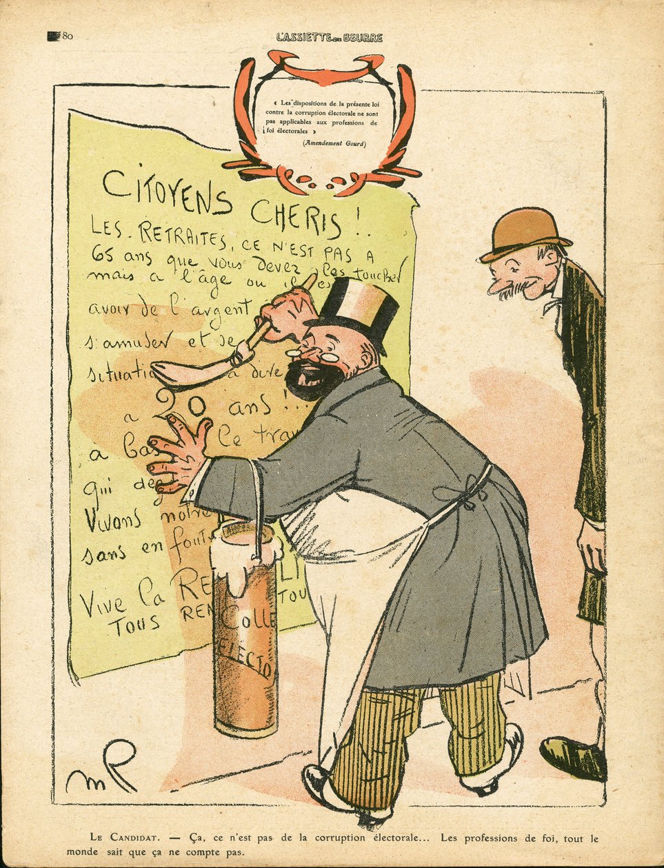 Tereyağı Tabağı, 473 numara, Renklerde Hiciv by Maurice Radiguet
