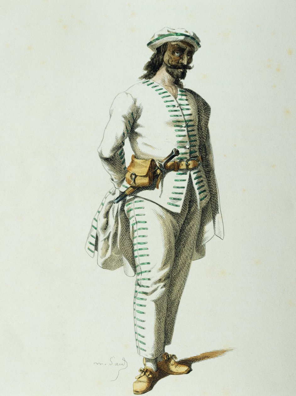 Brighella, 1570 yılında Maurice Sand (1823-1889) tarafından by Maurice Sand
