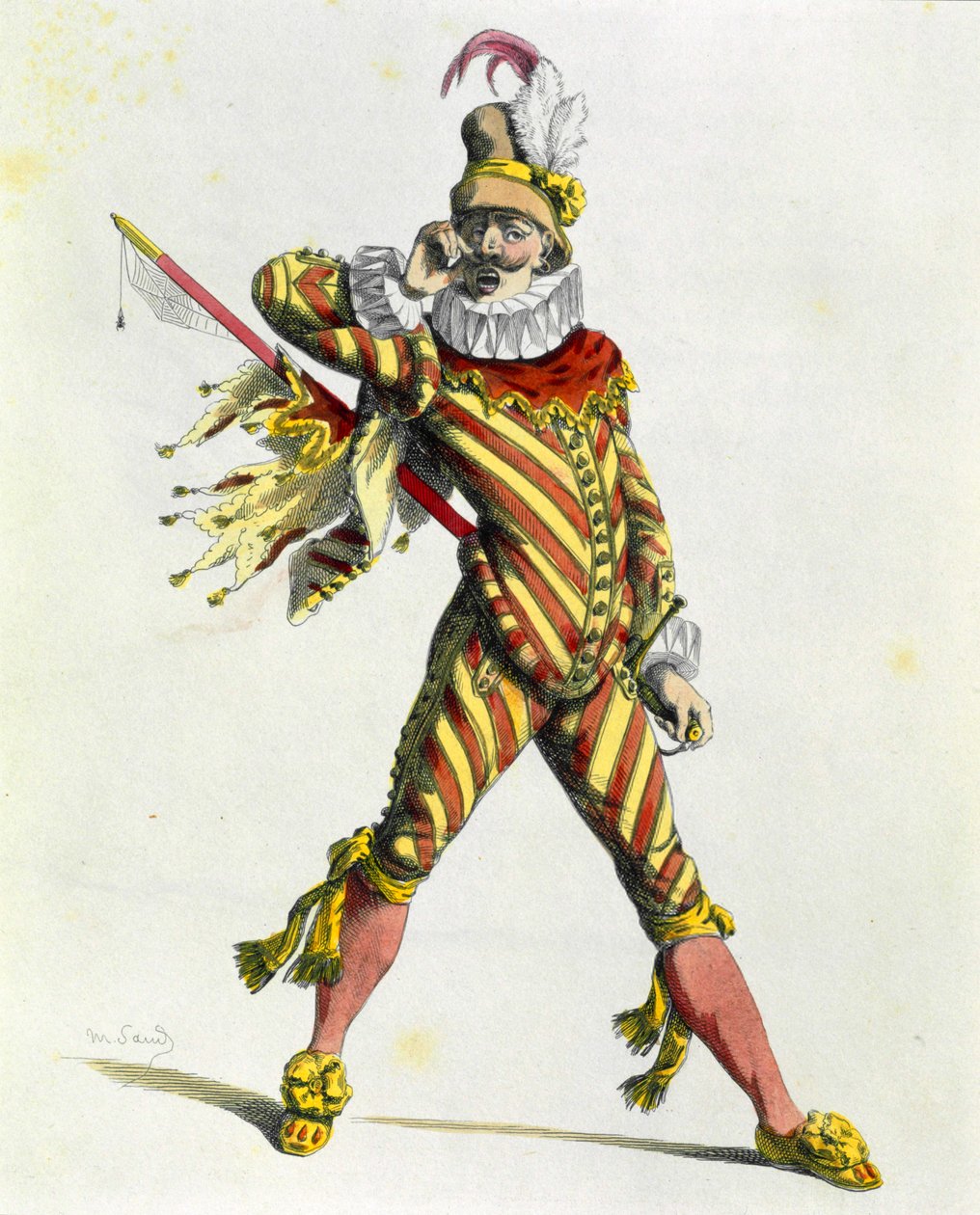 Kaptan Spavento (gravür) by Maurice Sand