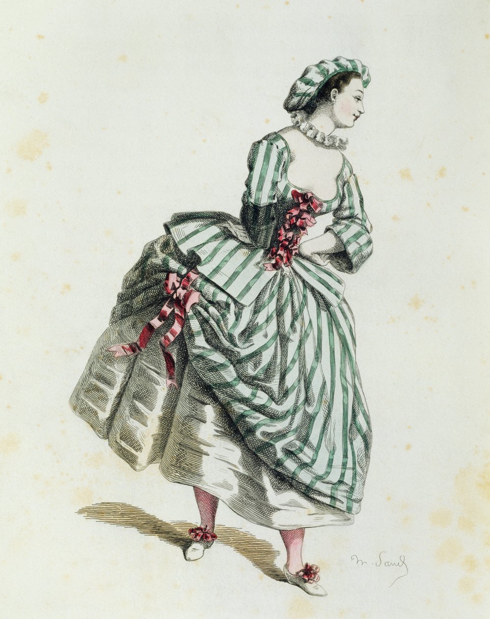 1744 yılında Corallina, Maurice Sand (1823-1889) tarafından by Maurice Sand