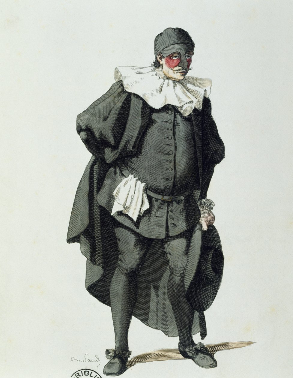 Dottor Balanzone, 1653, Maurice Sand (1823-1889) by Maurice Sand