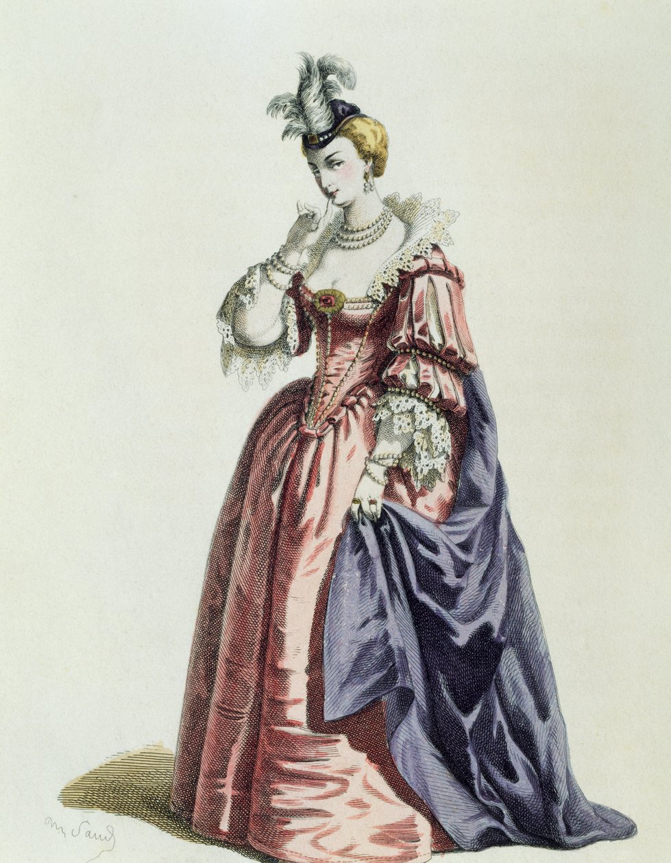 1600 yılında Isabella, Maurice Sand (1823-1889) tarafından by Maurice Sand