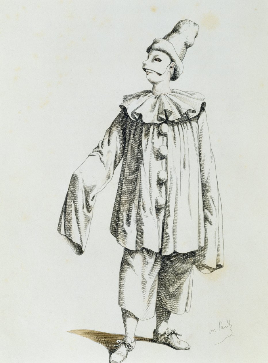 Pierrot, Maurice Sand (1823-1889) by Maurice Sand