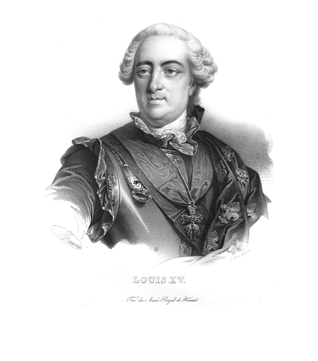 Louis XV, Fransa Kralı, c1820
