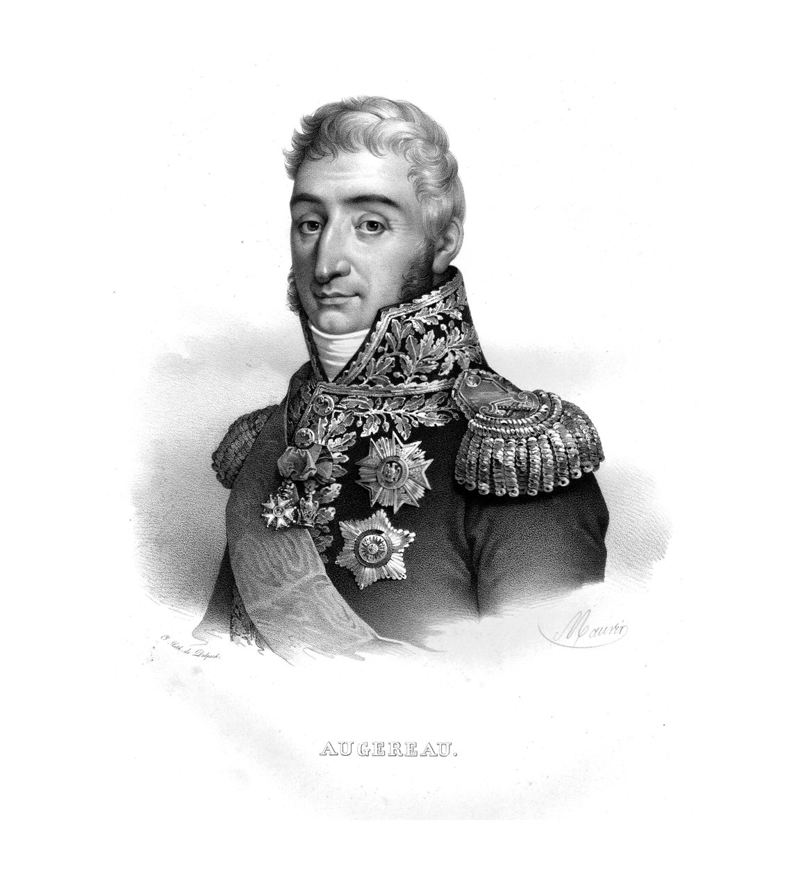 Pierre Francois Charles Augereau, Castiglione Dükü, c1820s by Maurin