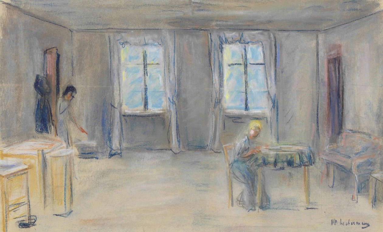 Misafir odası by Max Liebermann