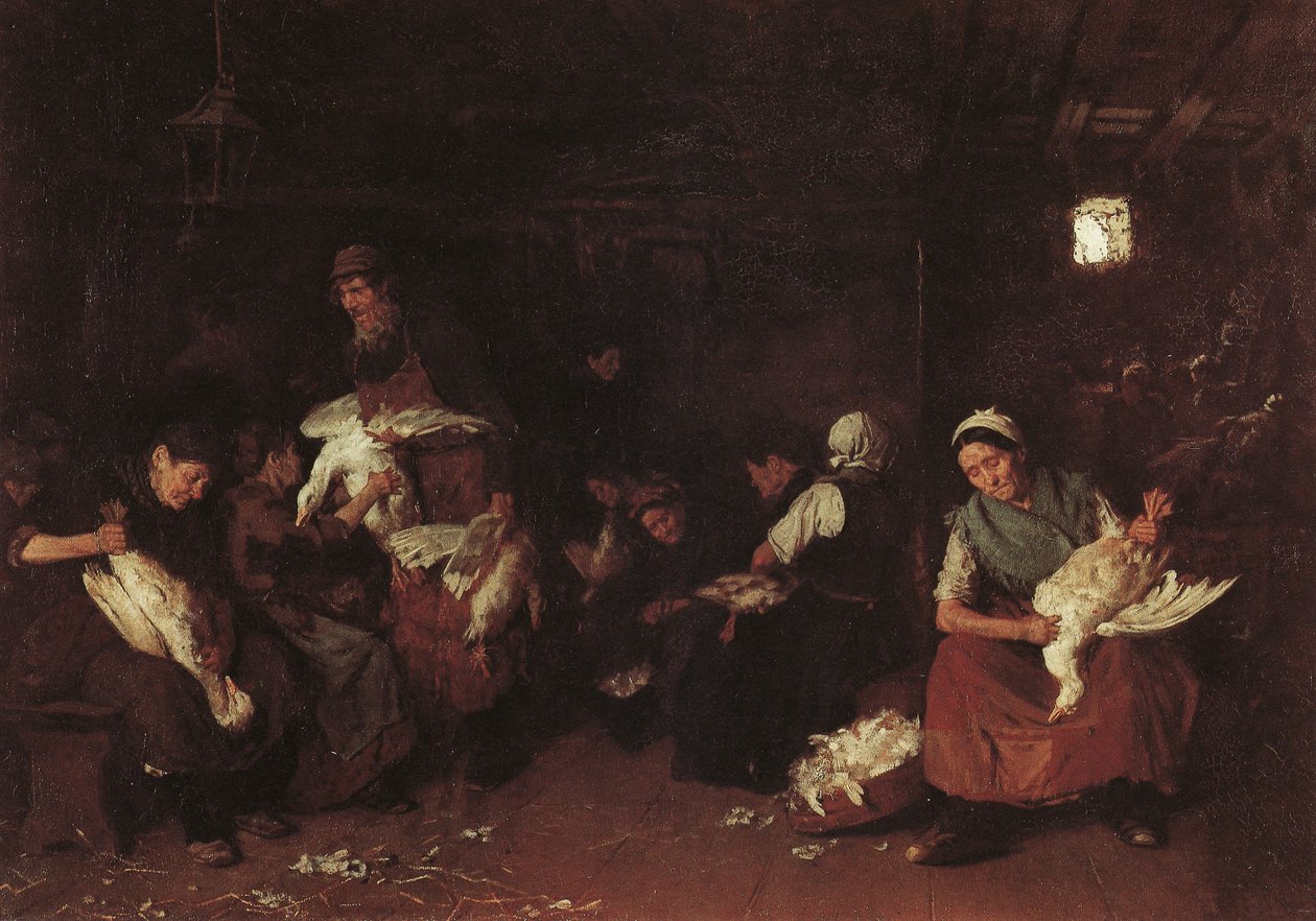 kaz yolucu by Max Liebermann