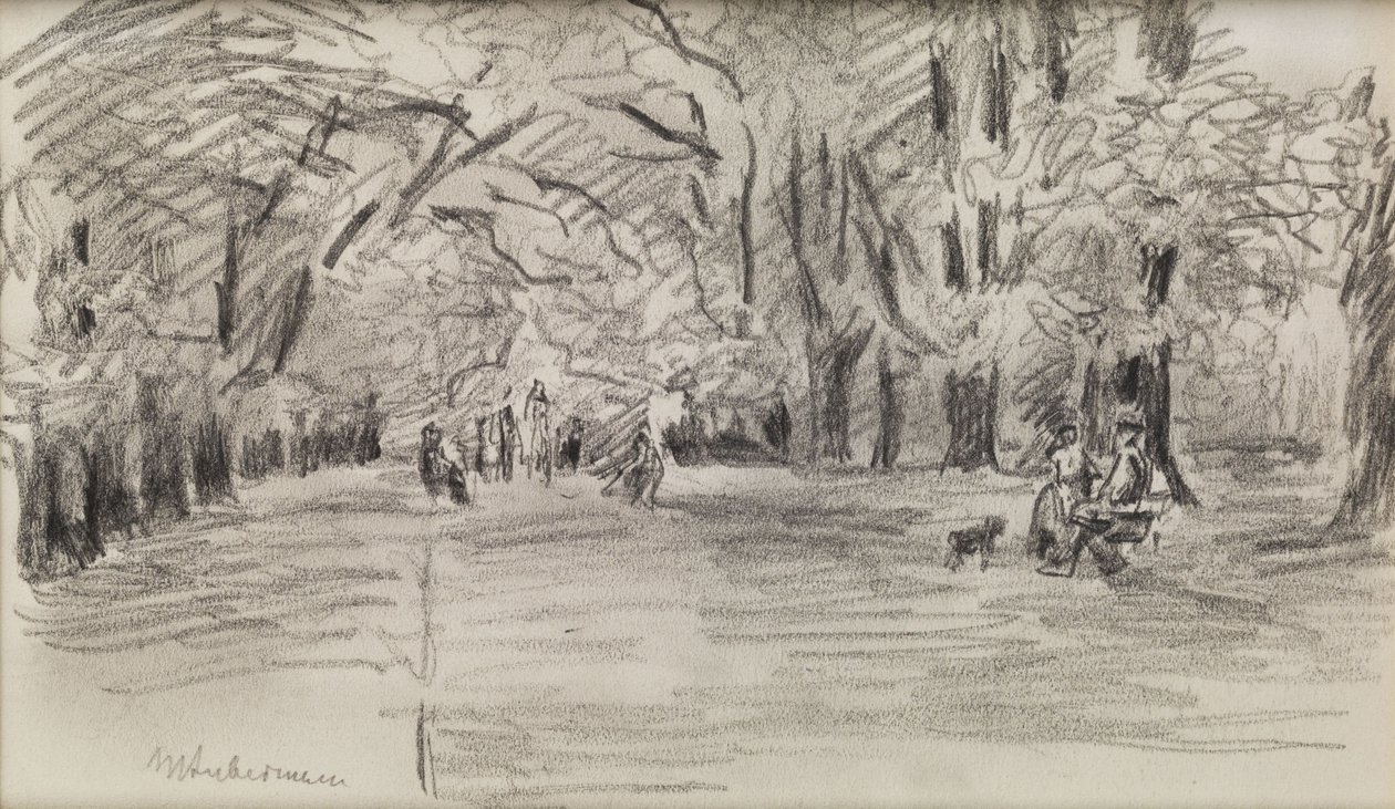 Parkta by Max Liebermann