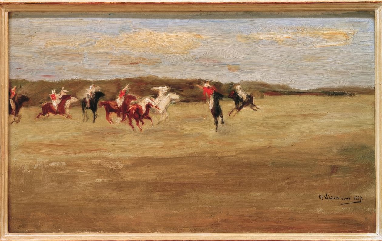 polo oyuncusu by Max Liebermann
