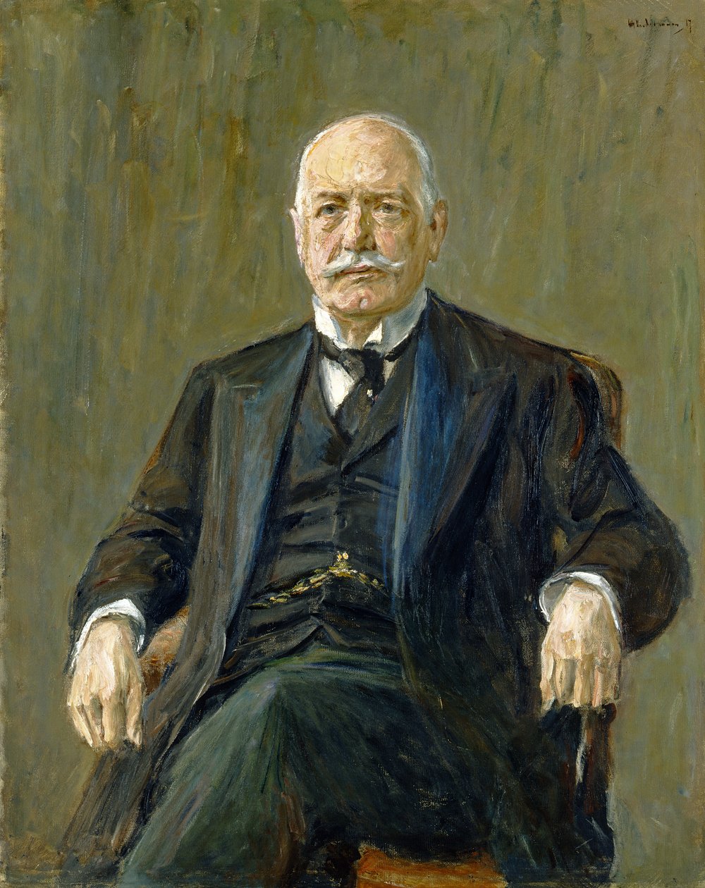 Prens Bernhard von Bulow (1849-1929) 1917 by Max Liebermann