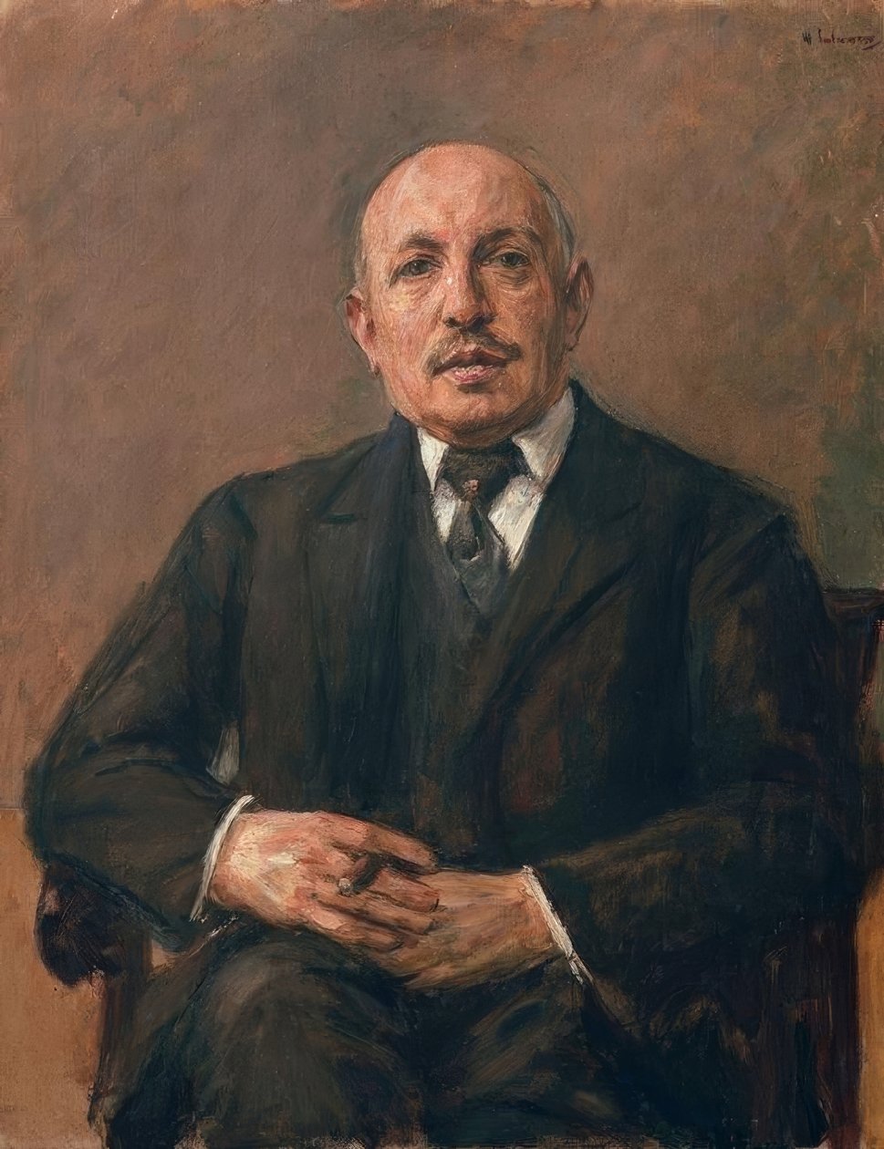 Samuel Fischer / Mücevher. Liberman by Max Liebermann